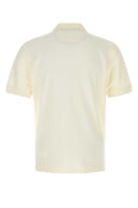 Zegna Ivory Cotton Blend 폴로 셔츠