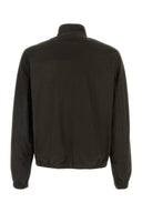 Zegna Dark Brown Leather Reversible Jacket
