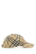 Gorra de béisbol de lona bordada burberry