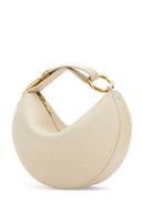 Burberry Ivory Leather Knight Arc Handbag