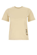 Camiseta de algodón burberry beige