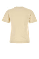 Camiseta de algodón burberry beige