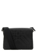 Bolso de cuerpo de cuero negro de Burberry
