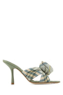 Burberry Embroidered Fabric Mews Mules