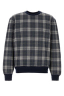 Burberry Embroidered Stretch Cotton Blend Sweatshirt