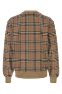 Burberry Embroidered Stretch Cotton Blend Sweater