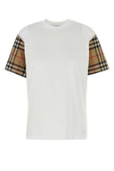 Burberry White Cotton T Shirt