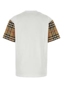 Burberry White Cotton T Shirt