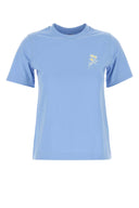 Burberry Cerulean Blue Cotton T Shirt