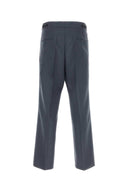 Prada Blue Mohair Blend Pant