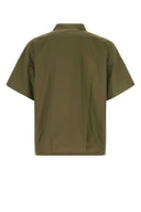 Prada Army Green Poplin Shirt