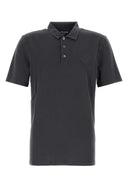 Prada Piquet-Poloshirt in Anthrazit