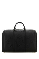 Gucci zwart lederen reistas