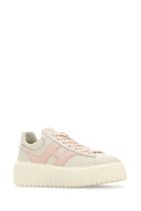 Hogan Two Tone Nappa Leather H Stripes Sneakers