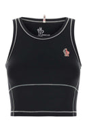 Moncler Grenoble Black Stretch Nylon Top