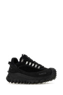 Moncler Black Leather Trailgrip joggesko