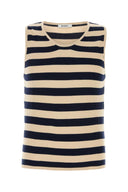 Gimaguas Embroidered Cotton Leo Tank Top