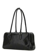 Gimaguas Black Leather China Shoulder Bag
