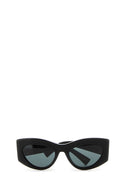 Lunettes de soleil en acétate noir Gucci