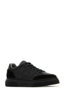 Salvatore Ferragamo Black Leather Cassina Sneakers