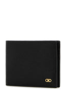 Salvatore Ferragamo Black Leather Wallet