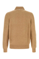 Salvatore Ferragamo Stretch Camel Mischpoloshirt