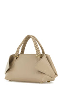 Salvatore Ferragamo Mittelgroße Handtasche aus beigem Leder