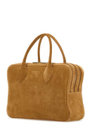 Salvatore Ferragamo Mittelgroße Handtasche aus Kamelwildleder