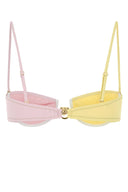 Reina Olga Two Tone Stretch Nylon Hommond Bikini Top