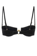 Reina Olga Black Stretch Nylon Hommond Bikini Top