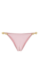 Reina Olga Pastel Pink Stretch Nylon Splash Bikini Bottom