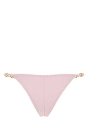 Reina Olga Pastel Pink Stretch Nylon Splash Bikini Bottom