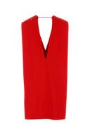 Sportmax Red Stretch Viscose Agrume1234 Mini Dress