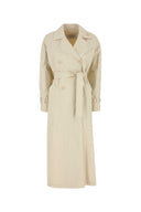 Gabardina de ronco de lino de arena max Mara
