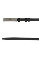 Max Mara Black Leather Newplate15 Belt
