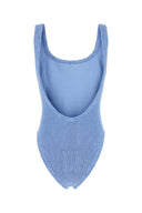 Hunza G Cerulean Blue Stretch Nylon Swimsuit