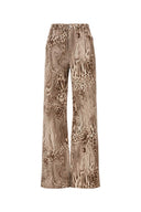 Blumarine Printed Denim Jeans