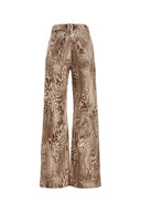 Blumarine Printed Denim Jeans
