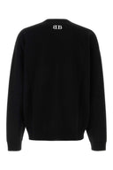 Balenciaga黑色羊毛混合超大毛衣