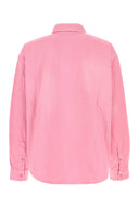 Balenciaga Pink Denim Oversize Shirt