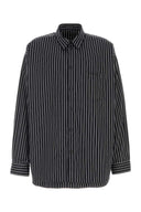 Balenciaga Embroidered Poplin Oversize Shirt