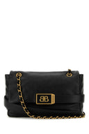 Bolso de hombro modu de cuero negro de Balenciaga