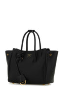 Balenciaga Bolso Shopping Mini Carry All Hampton De Cuero Negro