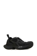 Balenciaga Black Mesh And Rubber Circuit Sneakers