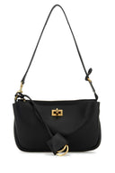 Balenciaga Black Leather Rodeo Shoulder Bag