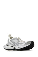Balenciaga Two Tone Mesh And Fabric Circuit Sneakers