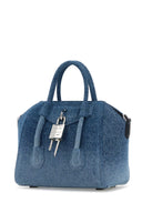 Givenchy Denim Mini Antigona Lock Handbag