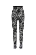 Givenchy svart blonder leggings
