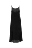 Uma Wang Black Viscose Blend Anaya Vestido