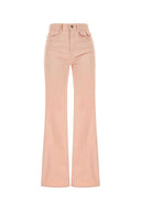 Jean de jean en denim rose pastel chloé